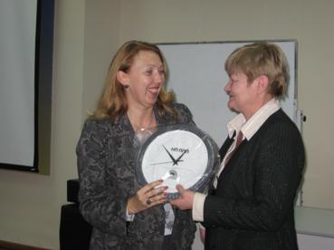 Вручение приза победителю конкурса